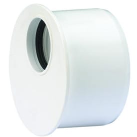 Wavin Wafix reduktion, kort, Ø50x32 mm, plast, hvid