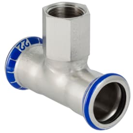 Geberit Mapress rustfri T-stykke t/brugsvand 15 x 1/2" x 15 mm