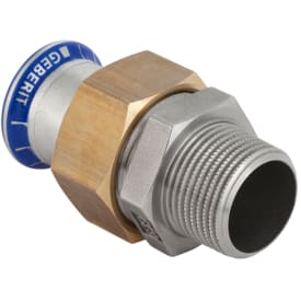 Geberit Mapress rustfri union m/nippel t/brugsvand 35 mm x 1 1/4"