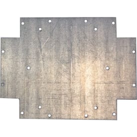 Monteringsplate 212x162x1,5 mm for boks 010