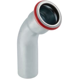 Mapress 45° bøjning med nippel 15 mm