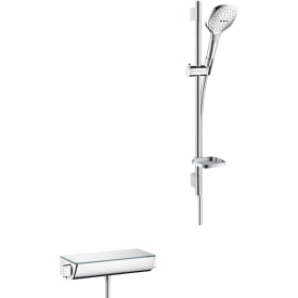 Hansgrohe Raindance Select E 120 dusjsett, hvit/krom