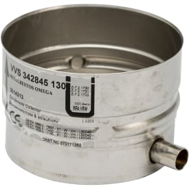 130 mm Metalbestos Omega foringsbæring med kondensaftapning