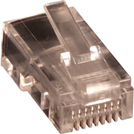 10 stk Modular plug RJ45 UTP 8P/8C til fladkabel