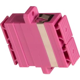 Fiberkobling SC OM4 dupleks MM lilla zirkoniumferrule