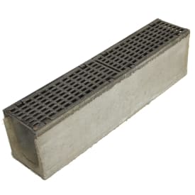 Duco Maxi 150 260 x 1000 mm rende m/stbj.rist, u/udløb, 40 t