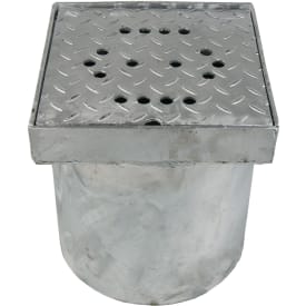 Duco 315 x 350 mm karm/rist, fast, 2,5 t, galv. smedejern