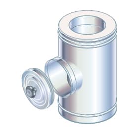 6" Metalbestos Multi50 rør med rense- og inspektionsdør