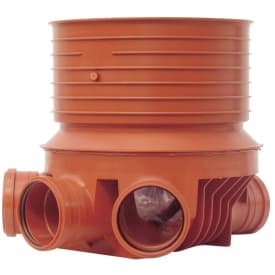 Uponor 110 x 315 mm TP2-brønd, glat, højre/venstre tilløb