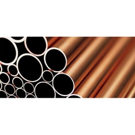 5 meter Kobberrør hårde, 42 mm