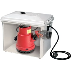 Kessel Minilift 40 mm til synlig installation, gråt spildevand