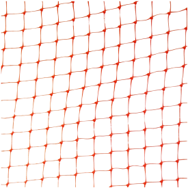 Byggros Plurima 4 x 62,5 m miljønet, 5 x 6 mm, orange
