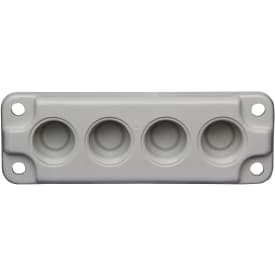 12 stk Gevindflange Str. 1 4xPG16