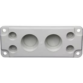 12 stk Gevindflange STR. 2 4 x PG16 + 2 x PG36