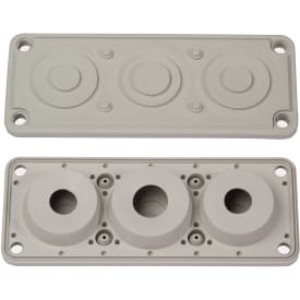 12 stk Gevindflange Str. 2 6xPG16+4xPG21