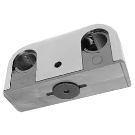 10 stk Purus dobbel rørbærer, C/C 60 mm, Ø22-28 mm, krom