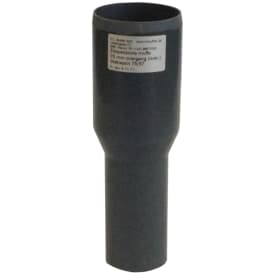 HL 75/57 x 100 mm utvidelsesadapter for 75 mm glatt hylse, grå