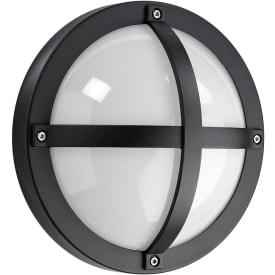 SG Solo udendørs væglampe med skumringssensor, sort