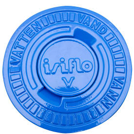 Isiflo 205 mm rundt flydende gadedæksel, duktiljern