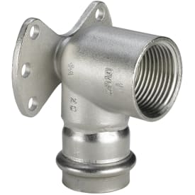 5 stk 22 mm x 3/4" Sanpress Inox vægfitting