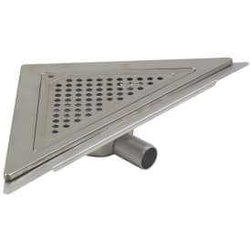 Blucher hjørneafløb, til beton og flisegulv, Ø32 mm