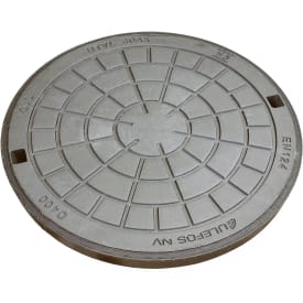 Ulefos 600 mm dæksel m/påstøbt pakn./fjederlås, 40 t, SG U60AXP