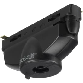 Global 1F Pendeladapter GB67-2 sort (med nippel og aflastning)