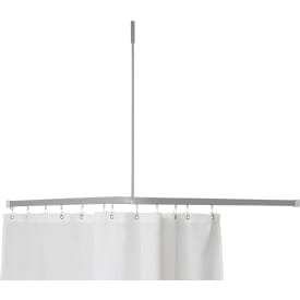 Van Der P Profil2001 duschdraperistång, 90x90 cm, silver
