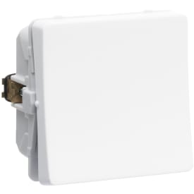 LK Fuga 1 polet afbryder, 1 modul, hvid