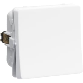 LK Fuga 1 polet afbryder, 1 modul, hvid