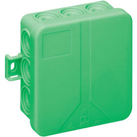 10 stk Forgreningsdåse grøn i 12-L/GR 85 x 85 x 37 mm, IP55