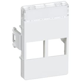 Actassi Dataudtag CLIC'LINE STP/UTP T5 2xRJ45 Hvid