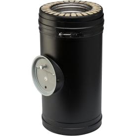 130mm Metalbestos Wood 500mm længde med trækstabilisator