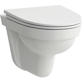Laufen Kompas væghængt toilet, uden skyllekant, rengøringsvenlig, hvid