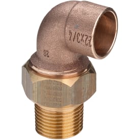 5 stk Messing lodde overgangsforskruning, 28 mm x 1"