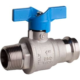 10 stk Pettinaroli TEA Preskuglehane med T-greb, 18 mm x 3/4", nippel x presl