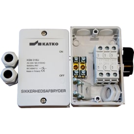 Katko KSM316U sikkerhetsbryter M20, 3P+hj, 16A