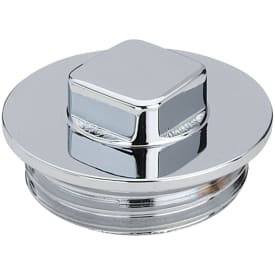 Messing plugg, krom, 3/4"