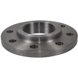 4" Sort flange med gevind DIN2566