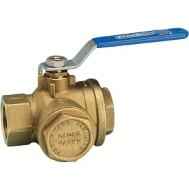 Kuglehane med snavssamler muffe/muffe med håndtag - 1"