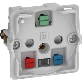 LK Fuga stikkontakt m/LED m/jord 1 modul uden afdækning