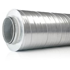 125 x 600 mm Lyddæmper ventilation SLL50