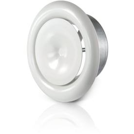 AIR2TRUST indblæsningsventil KI, med ramme, Ø100 mm