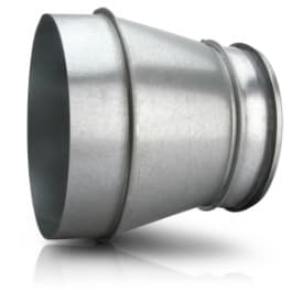 AIR2TRUST reduktion, Ø100x80 mm, muffe/nippel