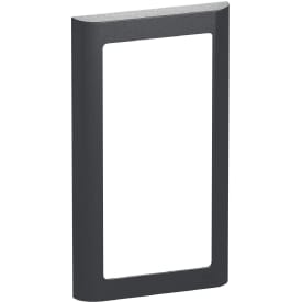 LK Fuga Soft 63 ramme, 1x2 modul, lodret, koksgrå