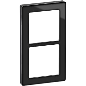 LK Fuga Pure 66 designramme, 2 modul, sort