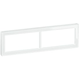 LK Fuga Pure 66 designramme, 2x2 modul, hvid