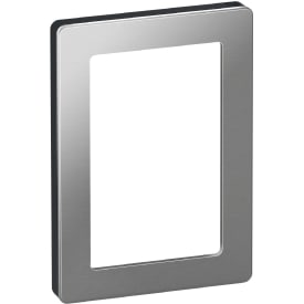 LK Fuga Pure 66 designramme, 1,5 modul, stål