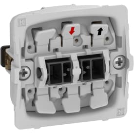 LK Fuga 1 polet afbryder, 1 modul, uden afdækning
