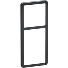 10 stk LK Fuga Slim designramme, 2,5 modul, koksgrå